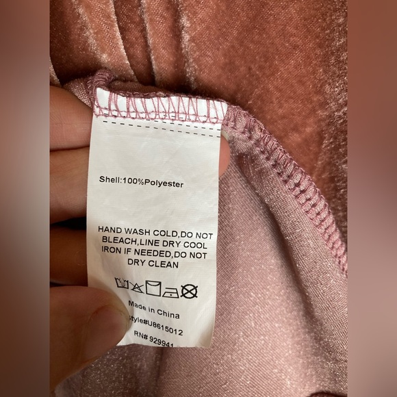 Suzanne Betro SB Mauve Pink Velvet Duster Kimono Cardigan Sz Large L - Picture 12 of 16